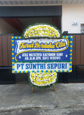Papan Bunga Duka di Sekarwangi